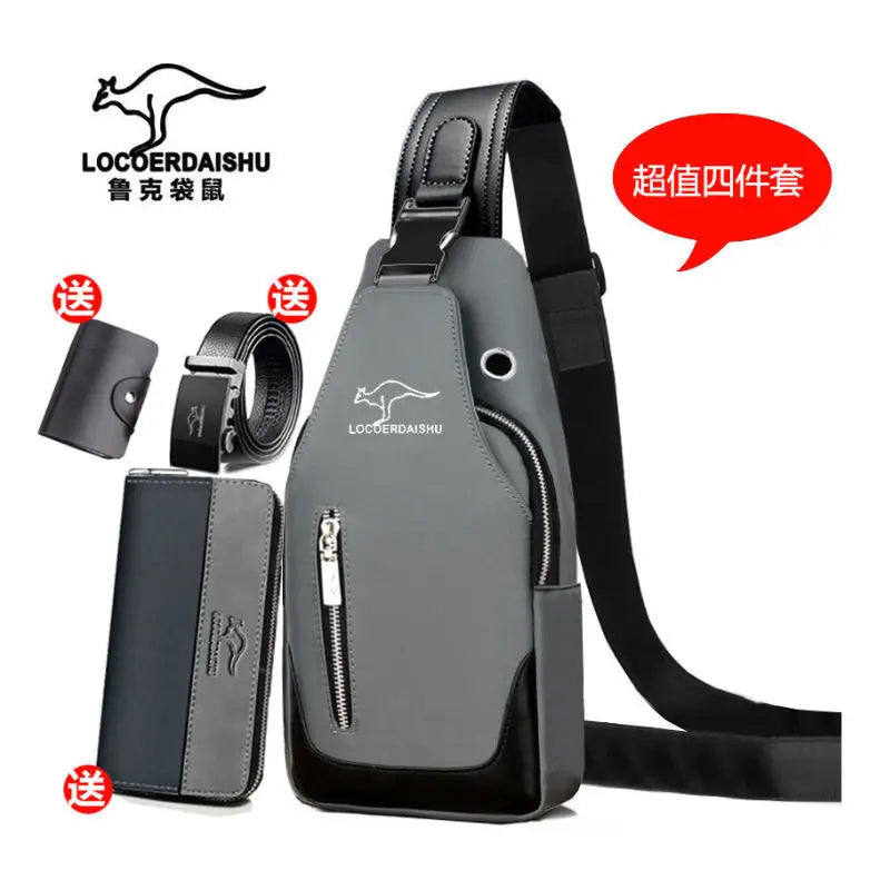 Crossbody Sling Bag – Waterproof Waist Bag for Sports and Travel