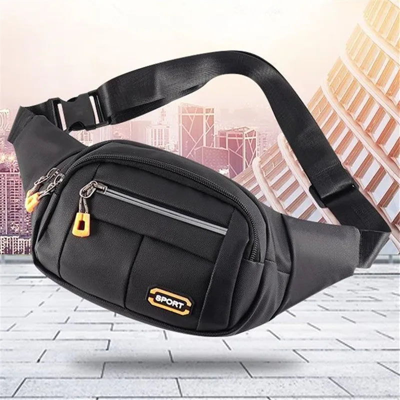 Waterproof Fanny Pack – Sport Crossbody Chest Bag for Men & Women