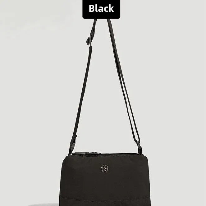 Waterproof Crossbody Shoulder Bag with Multi-Pocket Zipper