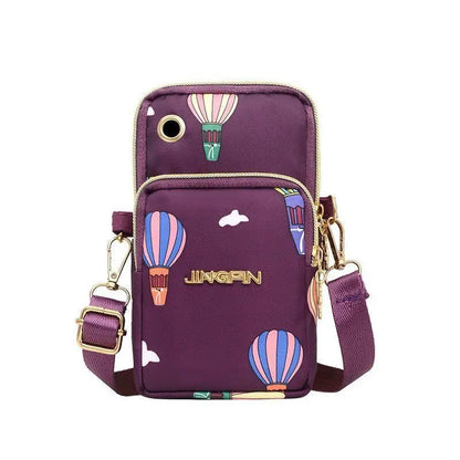 Crossbody Phone Bag for Women – Mini Multi-Layer Shoulder Bag