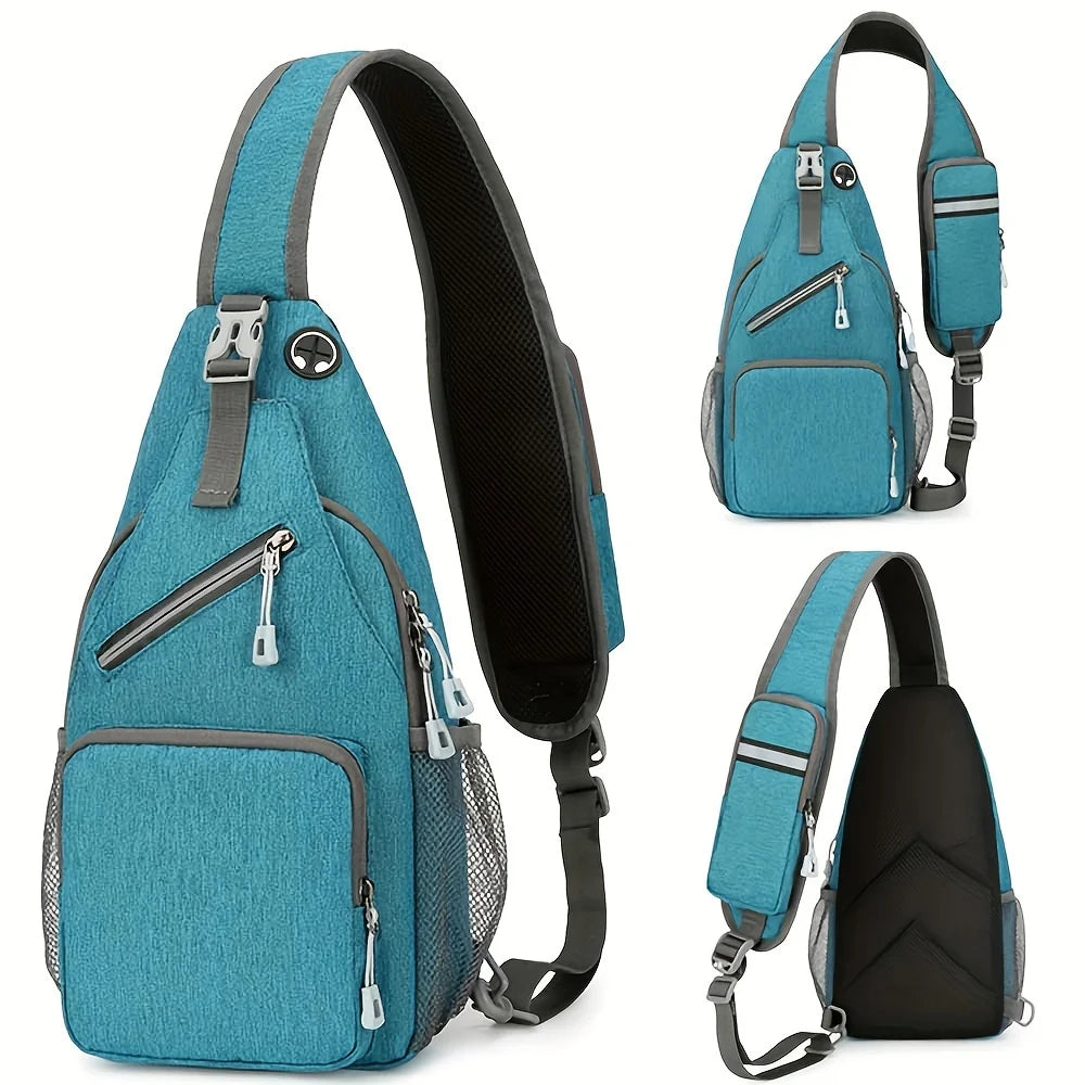 Waterproof Sling Bag for Men & Women – Large Capacity Chest Crossbody Pack