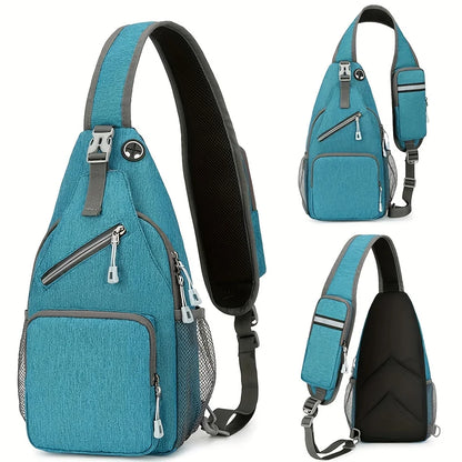 Waterproof Sling Bag for Men & Women – Large Capacity Chest Crossbody Pack