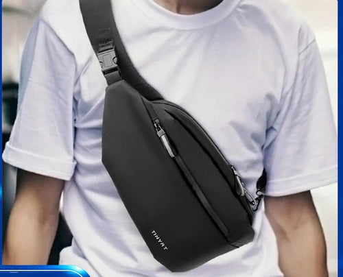 Men S Multi-Function Cross-Body Large Capacity Waterproof Mobile Phone Storage Boys Sports Leisure