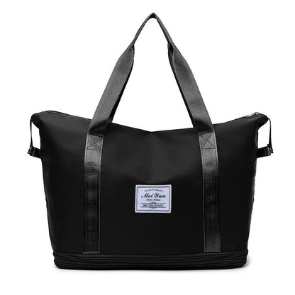 Double Extended Large Capacity Travel Bag Dry Wet Separation Lightweight Storage Student Luggage