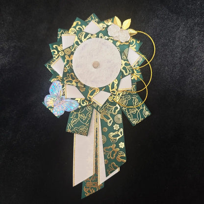 Itabag Ribbon Flower Badge Stand – Anime Pin Display Decoration