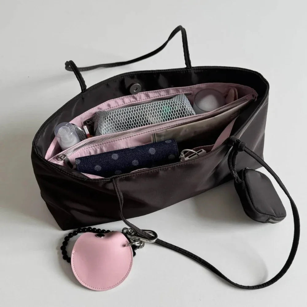 Large Capacity Nylon Canvas Tote Bag Women S Casual Summer Lightweight Handbag Shoulder Korean Style
