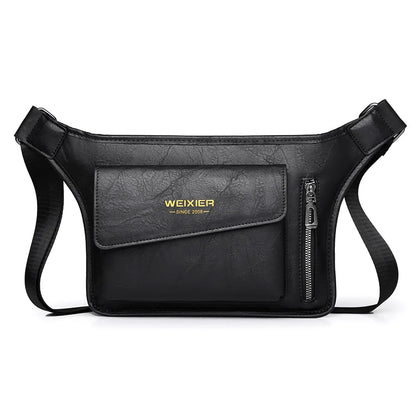 Men S Chest Bag Waterproof Large Capacity Cross-Body Shoulder Mobile Phone Storage Sports Small Body