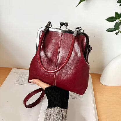 Homefish Vintage Style Women Handbag Brown Versatile Designer Shoulder Bag Pu Leather Ladys Shell