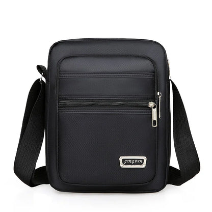 Men S Shoulder Bag Business Leisure Large Capacity Portable Handbag Multi Layer Waterproof Summer