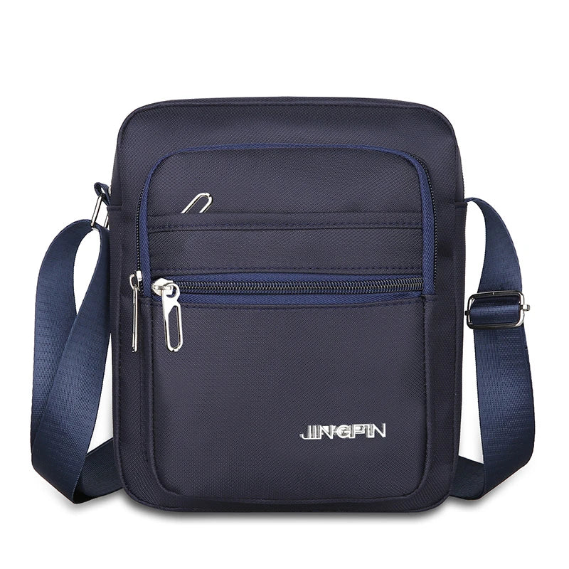 Waterproof Messenger Bag – Men's Multi-Pocket Crossbody Shoulder Bag