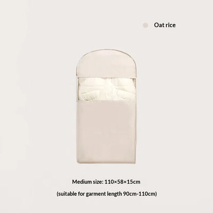 1pc Down Jacket Compressed Dust Cover Clothes Compression Hanging Bag Household Visible Storage