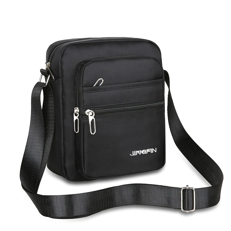 Waterproof Messenger Bag – Men's Multi-Pocket Crossbody Shoulder Bag
