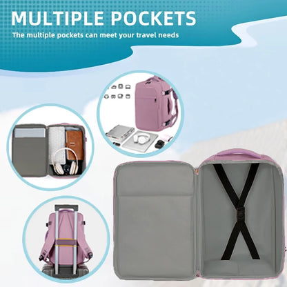 Ideal Practical Multi-Pocket Backpack Multi-Color Choice Adjustable-Strap Lightweight Daily Use
