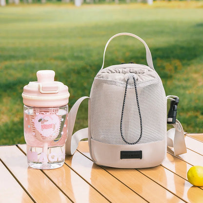 Travel Water Cup Case Portable Change Key Mobile Phone Crossbody Bag