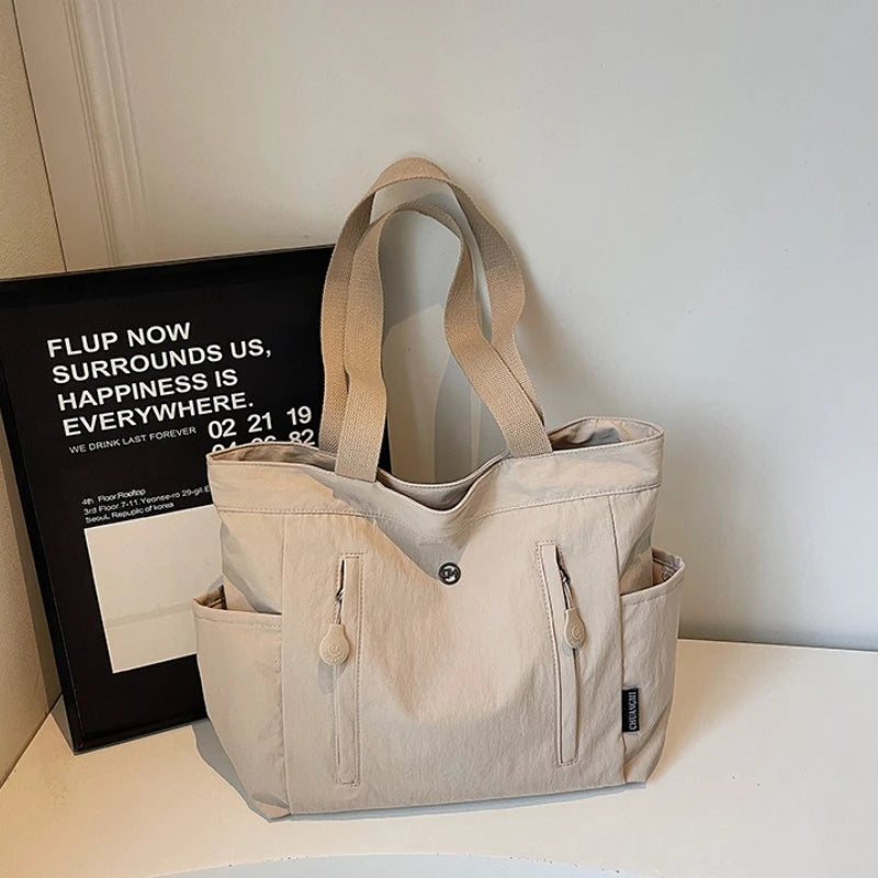 Waterproof Tote Bag for Women – Multi Pocket Large Capacity