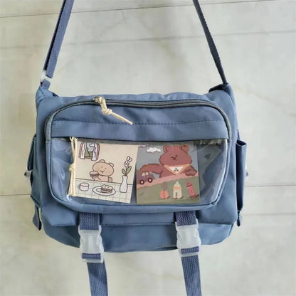 Waterproof Nylon Crossbody Bag for Women & Teen Girls