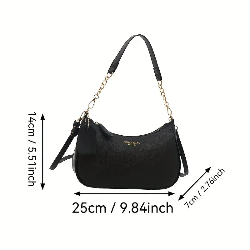 Underarm Shoulder Bag – Elegant PU Leather Crossbody Purse
