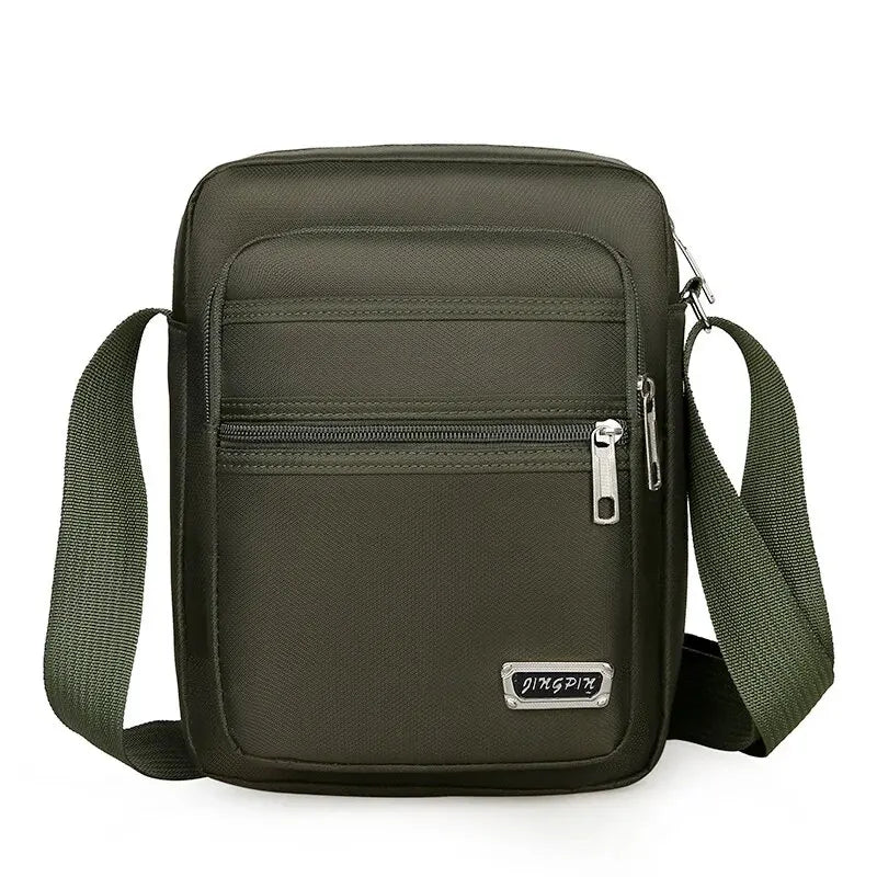 Men S Shoulder Bag Business Leisure Large Capacity Portable Handbag Multi Layer Waterproof Summer