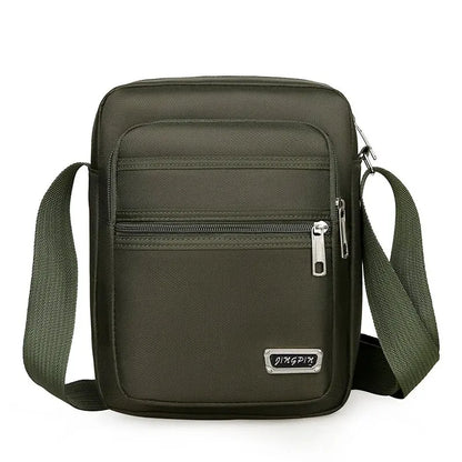 Men S Shoulder Bag Business Leisure Large Capacity Portable Handbag Multi Layer Waterproof Summer