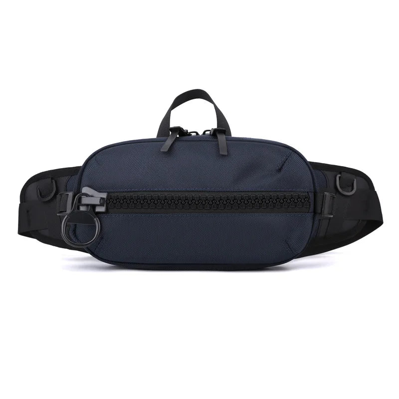 Men S Waist Bag Function Chest Simple Shoulder Large Capacity Diagonal Cross Sports