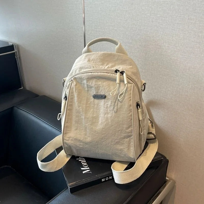 Convertible Crossbody Sling Bag Women Multi-Pocket Backpack