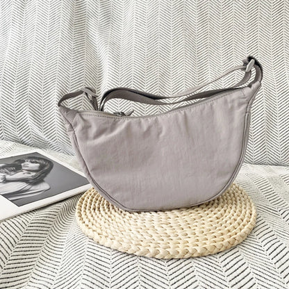 Crescent Crossbody Bag – Lightweight Shoulder Purse with Adjustable Strap