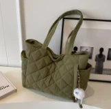 Quilted Tote Bag – Large Capacity Women's Shoulder Handbag