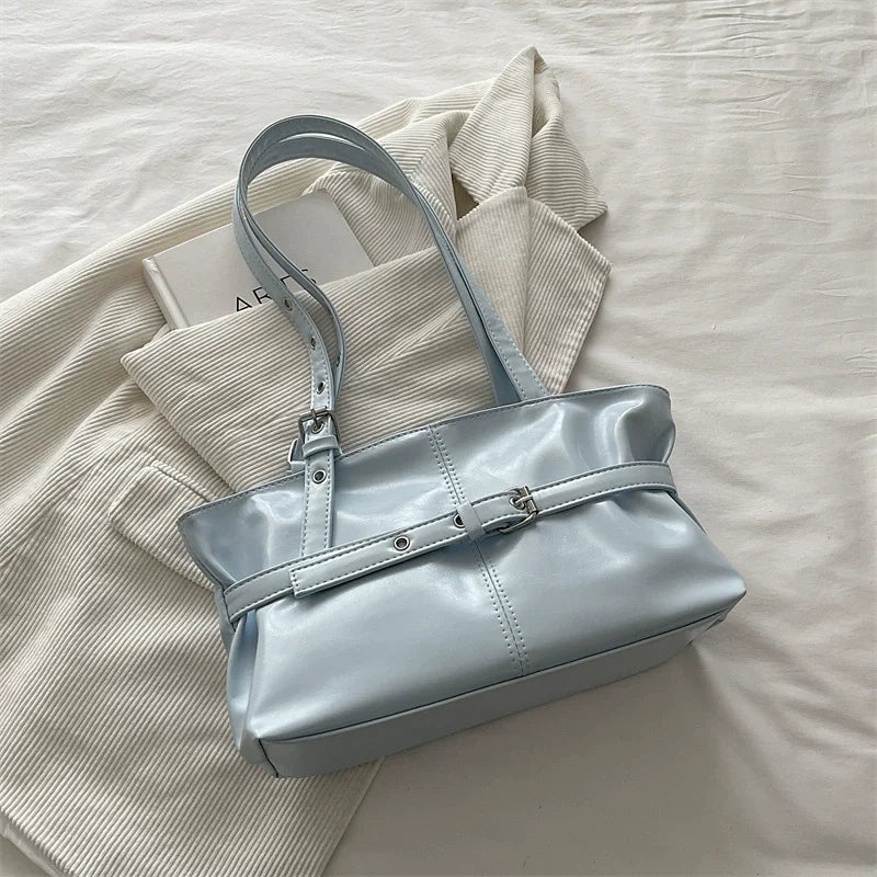 Large Capacity Women S Shoulder Bag Tote Commuter Simple Vintage Cross-Border Style Versatile
