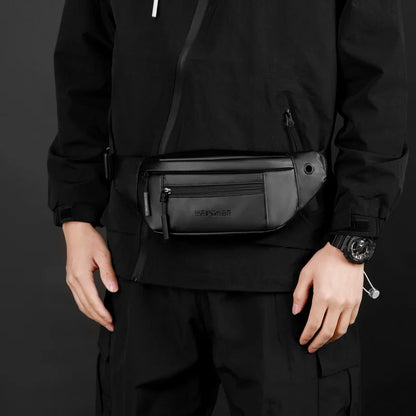 Men Anti Splashing Waist Bag Outdoor Riding Sports Travel Chest