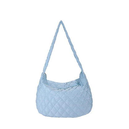 Quilted Hobo Bag – Slouchy Diamond Stitch Shoulder & Crossbody