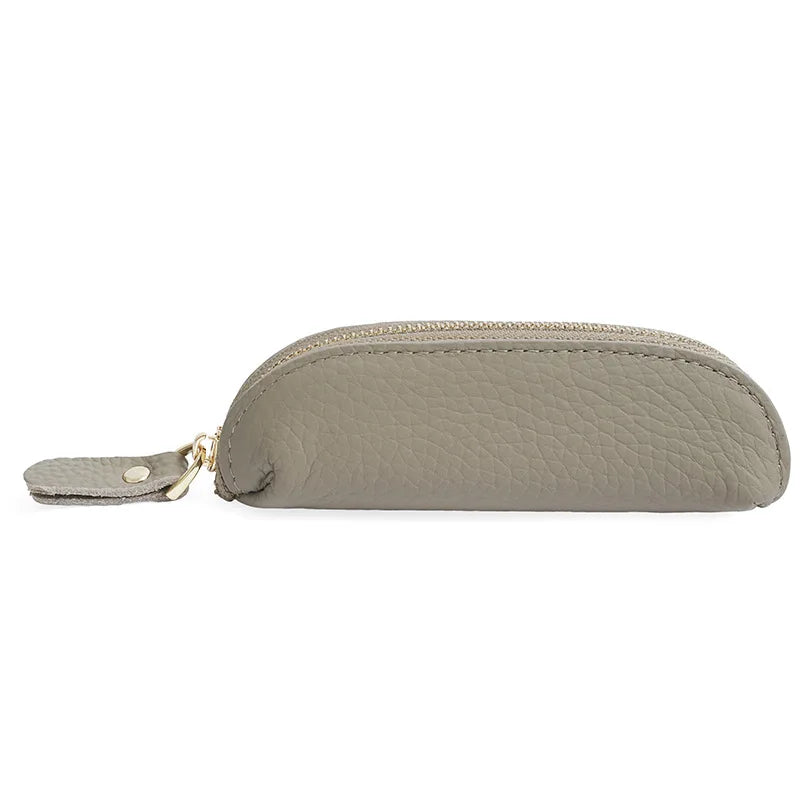 Leather Mini Coin Purse Long Cute Zipper Bag Ladies Cowhine Small
