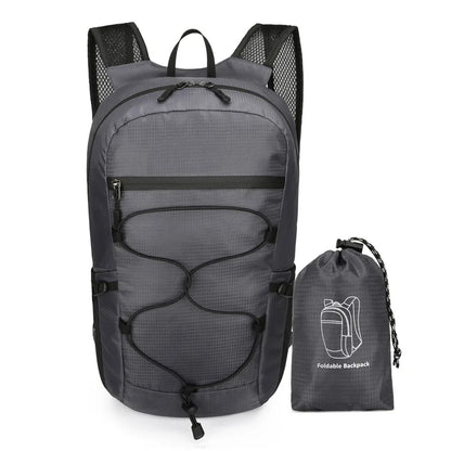 Outdoor Folding Waterproof Hiking Backpack Large Capacity Travel Men Women - Waterproof
