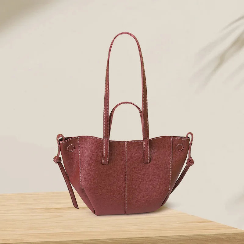 Large-Capacity Korean Version Commuter Tote Bag High-End Hand-Held Shoulder Bag