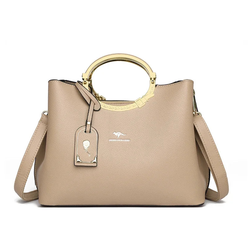 Large Capacity Leather Tote Bag – Women's Designer Handbag