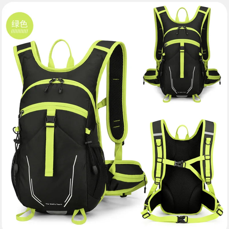 Men Women Oxford Cloth Backpack Riding Water Bag Mountain Light Running Marathon Sports