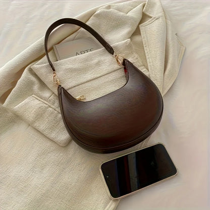 Crescent Crossbody Bag for Women – Chic Shoulder Handbag with Adjustable Strap