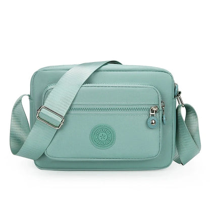 Nylon Crossbody Bag for Women – Lightweight Multi-Pocket Shoulder Bag