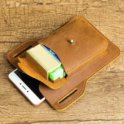Men S Mobile Phone Storage Waist Hanging Wallet Multifunctional Tools Outdoor Site Real Belt Cover