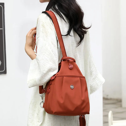 Convertible Sling Backpack – Waterproof Crossbody Bag for Women