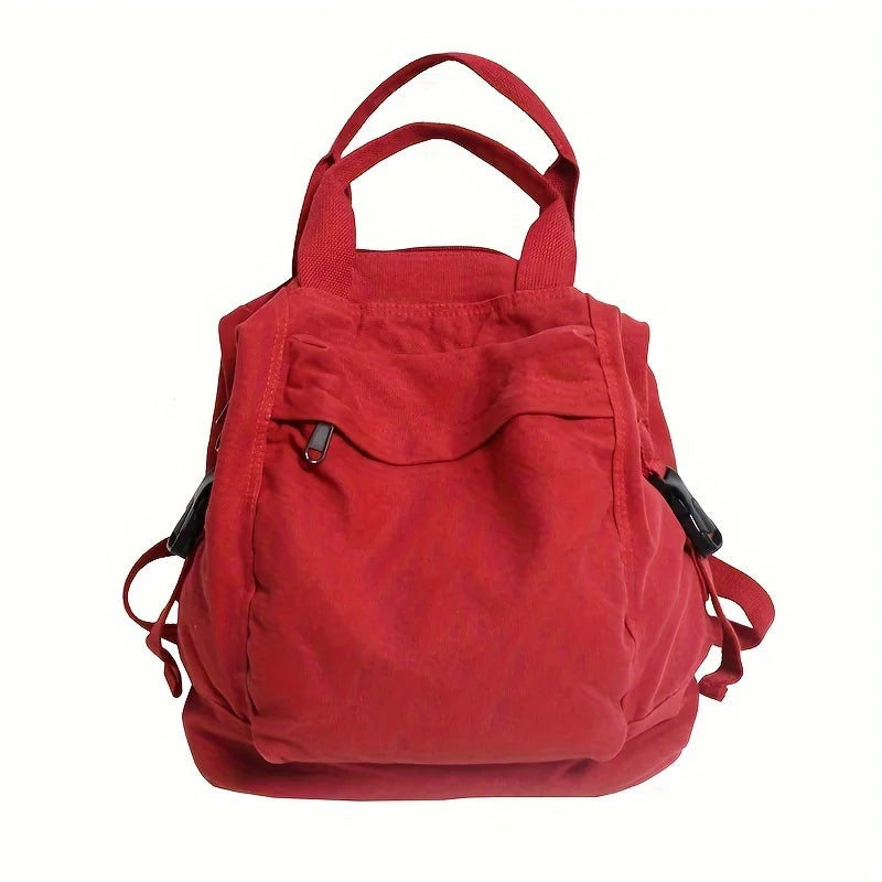 Canvas Backpack for Women Convertible Rucksack with Top Handle