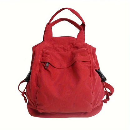 Canvas Backpack for Women Convertible Rucksack with Top Handle