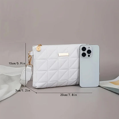 Large Capacity Versatile Shoulder Bags Small Crossbody Purse Gold Chain Accent Women Everyday