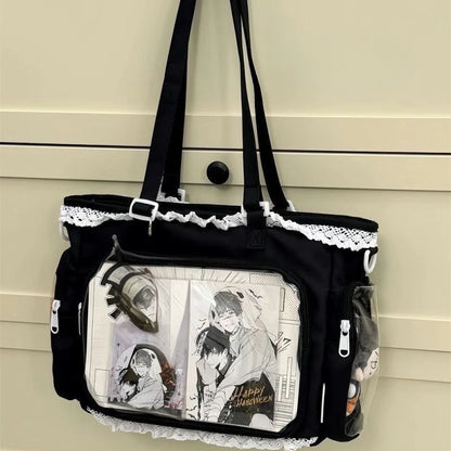 Ballet Girl Has Large Appetite Itabag Japanese 2d Single Shoulder Cross Body Goods Bag Gift Friends
