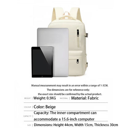 Smart Versatile Compact Backpack Adjustable-Strap Lightweight Work Travel Daily Use Storage