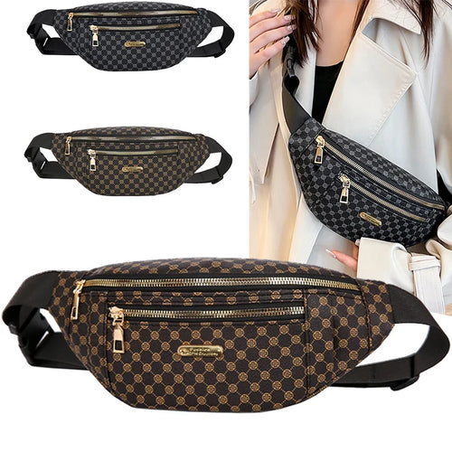 Elegant Retro Pattern Chest Sling Bag Spacious Inner Space