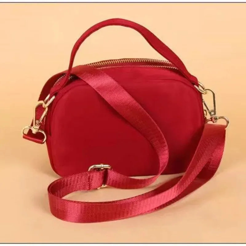 Embroidered Oxford Women's Shoulder Bag – Chic Square Tote Purse