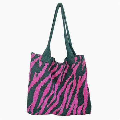 Summer Beach Tote Shoulder Bag Straw Weav Handbag Large Capacity Vacation Weaving Hollow Bags Women