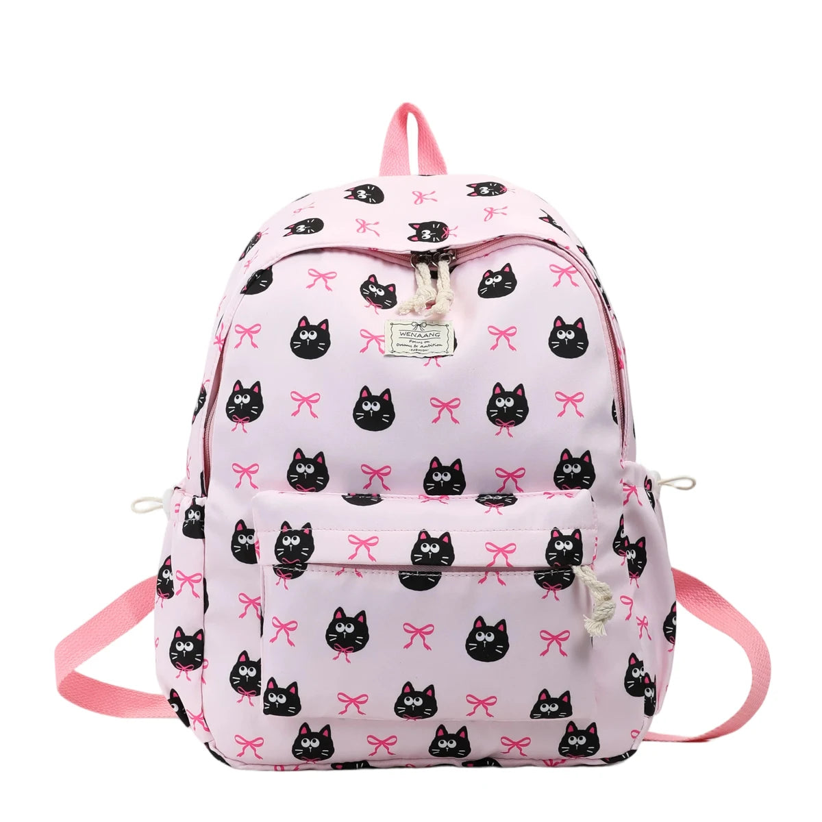 Exquisite Cute Cartoon Animal Printed Backpack Nylon Lightweight Large Capacity Casual Campus