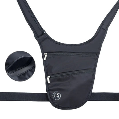 Breathable Sports Leisure Canvas Invisible Waist Bag Men Women Travel Cycling Multifunctional