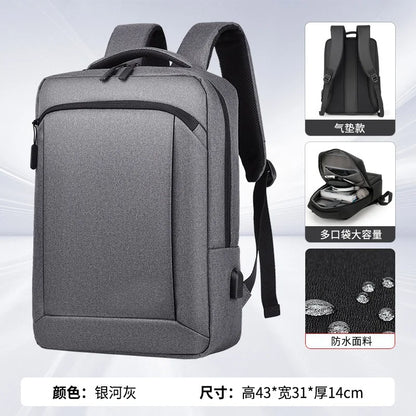 Men S Business Backpack Travel Women Commuting Light Schoolbag Waterproof Computer Bag - Waterproof
